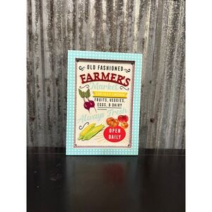 The Pioneer Woman Summer Old-Fashioned Farmer's Market Hanging Sign‎ 12"